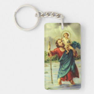 Porte-clefs Saint Christopher