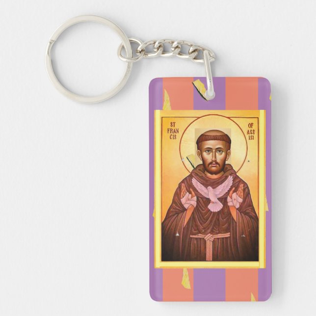 Porte-clefs Saint François d'Assise (Devant)