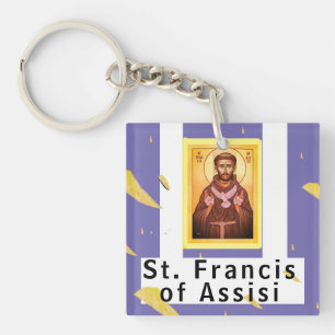 Porte-clefs Saint François d'Assise