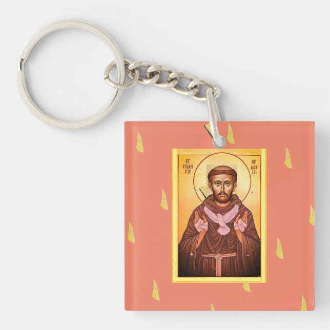 Porte-clefs Saint François d'Assise (Devant)
