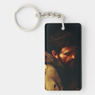 Porte-clefs Saint François par Le Caravage Chef-d'œuvre baroqu