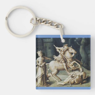 Porte-clefs Saint Georges et le Dragon Grand Martyr