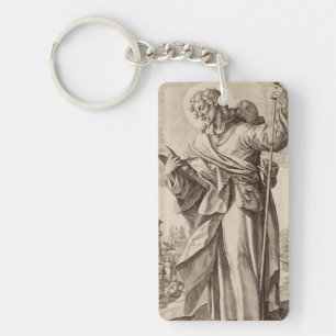 Porte-clefs Saint Jacques le Majeur un des Douze Apôtres