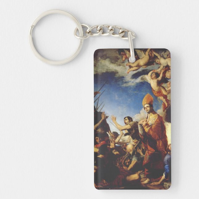 Porte-clefs Saint Janvier, évêque de Bénévent - Beaux-arts (Devant)