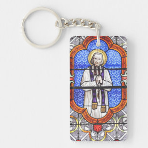 Porte-clefs Saint Jean Vianney Guide de l'Âme Premium Impressi