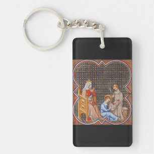Porte-clefs Saint Louis IX de France Protecteur des Rois Art