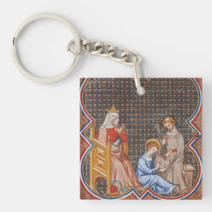 Porte-clefs Saint Louis IX de France Protecteur des Rois Art