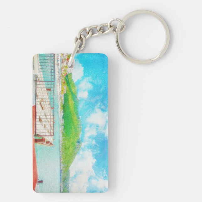 Porte-clefs Saint Martin (Dos)