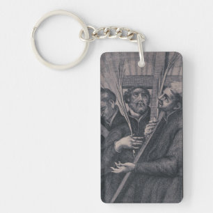 Porte-clefs Saint Paul Miki Martyr japonais Art catholique