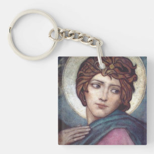 Porte-clefs Sainte Brigitte de Kildare Art sacré celtique
