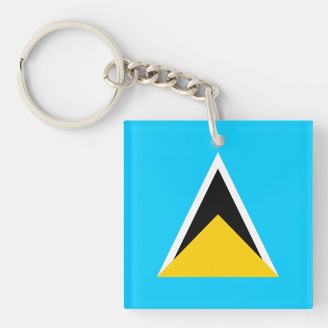 Porte-clefs Sainte-Lucie (Devant)