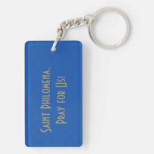 Porte-clefs Sainte Philomène avec une ancre (SNV 051)