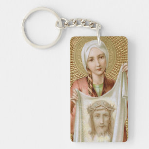 Porte-clefs Sainte Véronique de Jérusalem (JM 60) Rectangulair