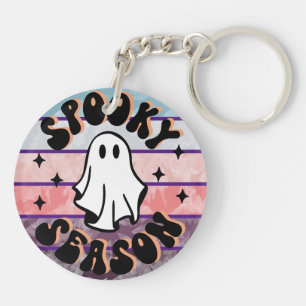 Porte-clefs Saison éffrayante Halloween White Sheet Ghost