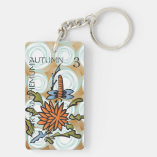 Porte-clefs Saisons Mah Jongg Automne/Porte - clé d'hiver