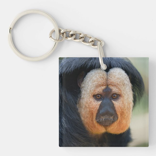 Porte-clefs Saki à visage blanc (Devant)