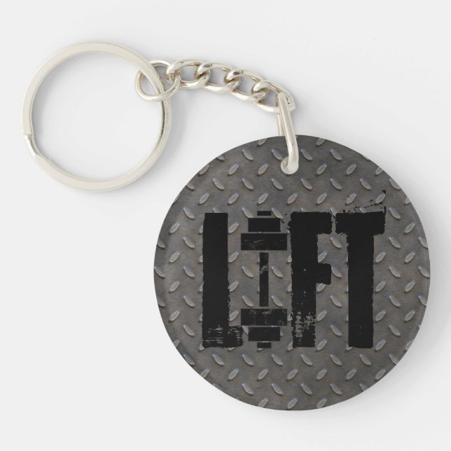 PORTE-CLEFS SALLE DE SPORT ET FITNESS LIFT (Devant)