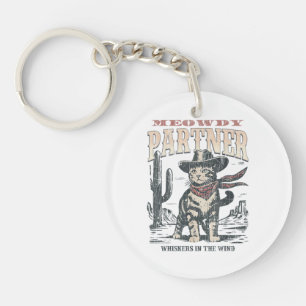 Porte-clefs Salut associé Cowboy Chat