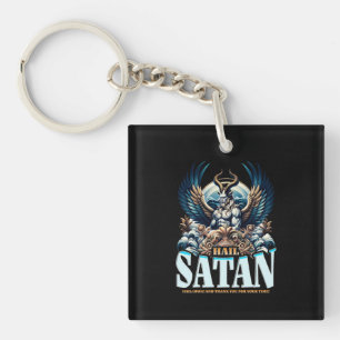 Porte-clefs Salut Satan Hail Iowa et Merci pour votre temps