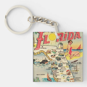 Porte-clefs Salutations de Floride