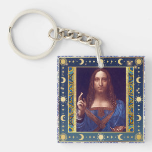 Porte-clefs Salvator Mundi de Léonard de Vinci