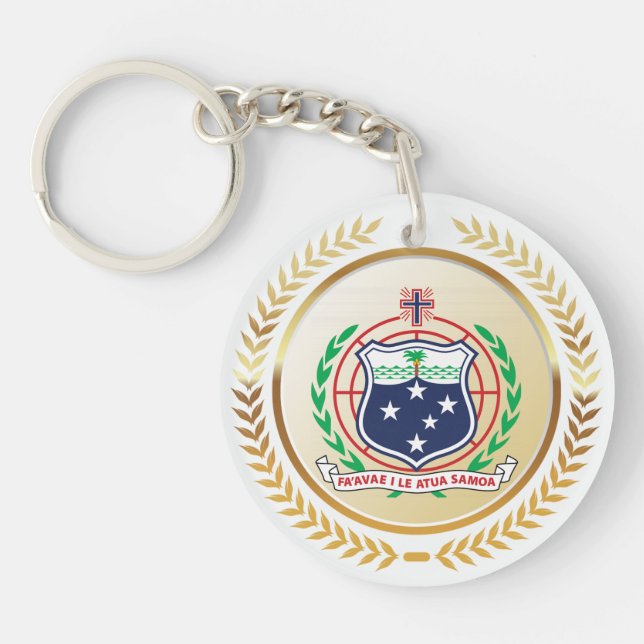 Porte-clefs Samoa Armoiries (Devant)