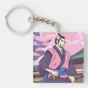 Porte-clefs samouraï