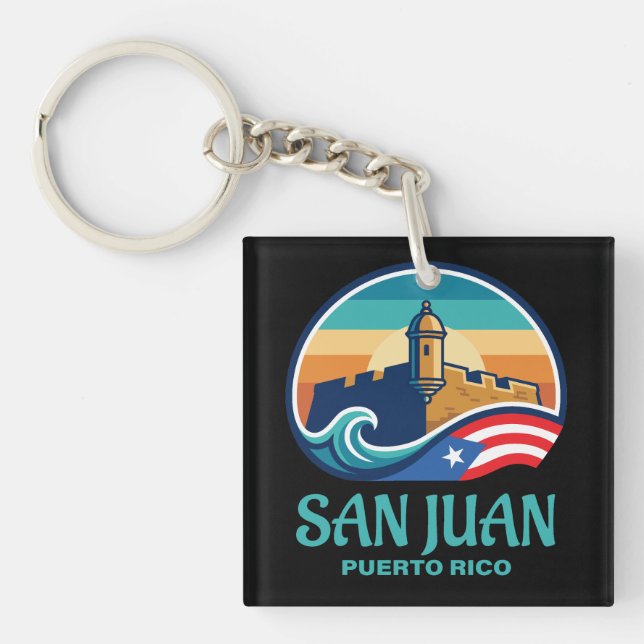 Porte-clefs San Juan Puerto Rico (Devant)
