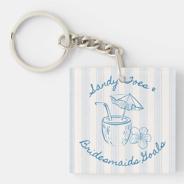 Porte-clefs Sandy Toe & Demoiselles d'Honneur Objectifs Enterr (Devant)