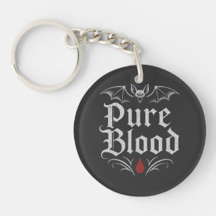 Porte-clefs "Sang pur - Cercle à clé gothique"