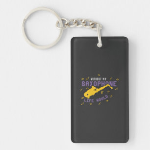 Porte-clefs Sans mon saxophone
