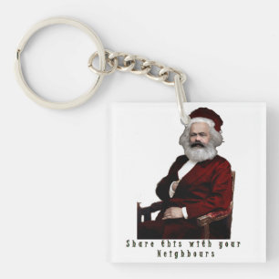 Porte-clefs SantaKarl MarXmas