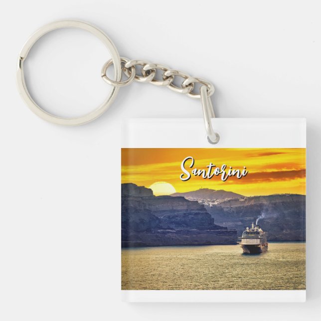 Porte-clefs Santorin (Devant)