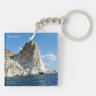 Porte-clefs Santorini Greece Souvenir Acrylic Keychain