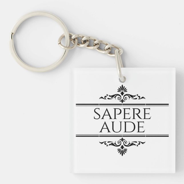 Porte-clefs Sapere Aude (Devant)