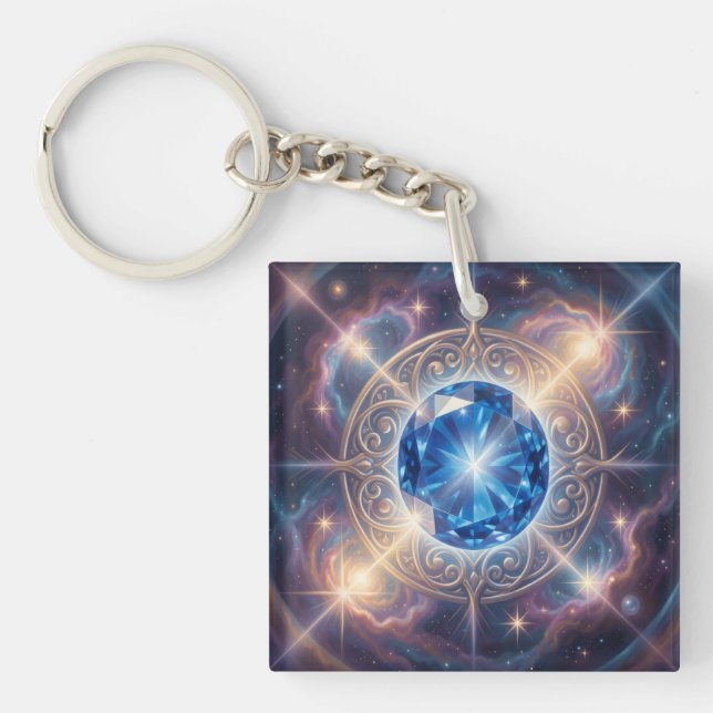 Porte-clefs Sapphire – The Stone of Truth and Wisdom´6 (Devant)