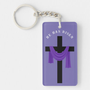 Porte-clefs Sash violet sur Porte - clé croisé