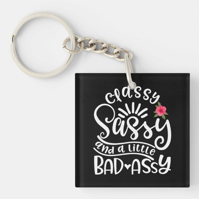 Porte-clefs Sassy Classique Et Un Peu Mauvais Assy Amis Sassy (Devant)