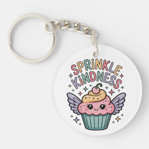 Porte-clefs Saupoudrez de gentillesse Cupcake