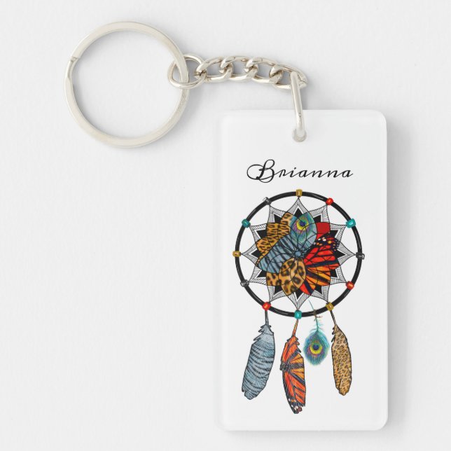 Porte-clefs Sauvage de Dreamcatcher personnalisé (Devant)