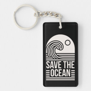 Porte-clefs Sauver la protection de l'océan conservation bénév