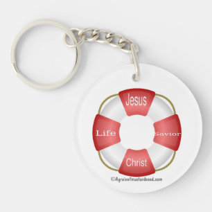 Porte-clefs SAUVEUR DE VIE Jésus-Christ