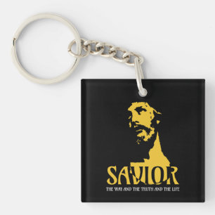 Porte-clefs Sauveur La Voie La Vérité et la Vie