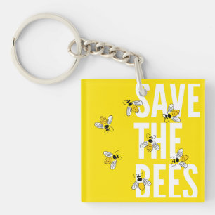 Porte-clefs Sauvez les abeilles