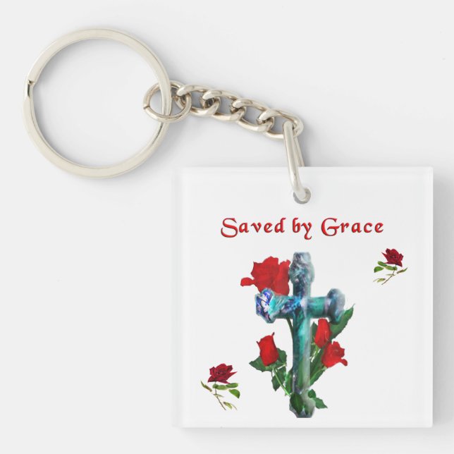 Porte-clefs Saved by Grace (Devant)