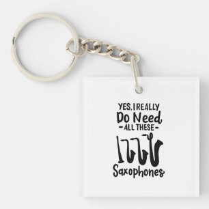 Porte-clefs Saxophone - Types de saxophone