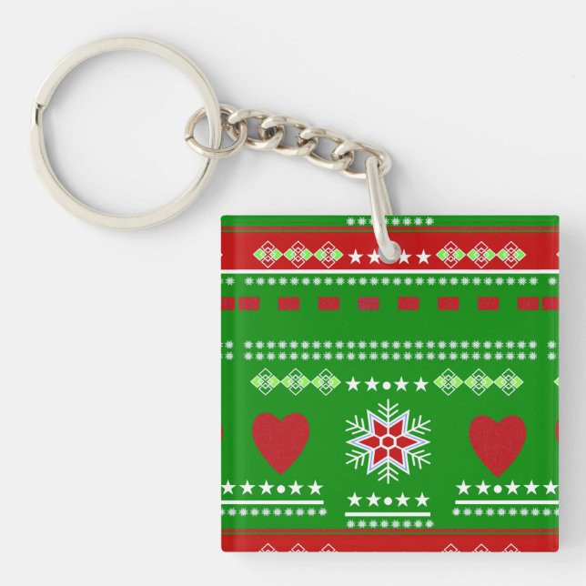 Porte-clefs Scandinavien hiver (Devant)