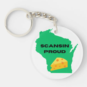 Porte-clefs Scansin (Wisconsin) Fier !