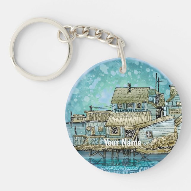 Porte-clefs Scène de quai  (Devant)
