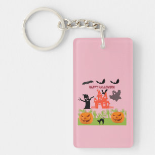 Porte-clefs Scène Géante De Mains Vertes Émergant De La Terre